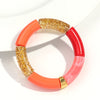 Chunky Acrylic Bead Stretch Bracelet in Multicolor Designs - Image 16