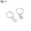 Silver Needle Minimalist Square Sign Pendant Hoop Earrings for Women Gold Earrings Party Jewelry - Image 8