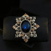 Retro Micro-inlay Zircon Multi-color Flower Oval Crystal Brooch for Women Suit Pin Accessories Jewelry - Image 10