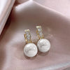 Sweet Pink/White Imitation Pearl Earrings for Women Gold Color Female Simulated Pearl Earrings Jewelry - Image 5