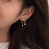 Silver Hoop Earrings Clip Golden Bowtie Ribbon Small Cute For Women Girl Gift Jewelry - Image 20