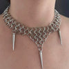 Gothic Jewelry Chain Splicing Rivet Pendant Necklace for Women Vintage Grunge Geometric Necklace Punk Accessories Gift - Image 1