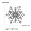 Rhinestone Snowflake Brooch Pin for Christmas and Holiday Outfits - Image 34