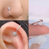 Adjustable Ear Cuff No Piercing with Cubic Zirconia Butterfly and Flower Designs - Image 31