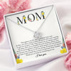 Sentimental To My Mom Necklace Mom Gift From Daughter for Birthday, Mother's Day, Christmas Show Your Love - Image 2