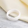 Black White Color Cutting Ceramics Rings Jewelry Classic Wedding Engagement Rings For Women Anneaux - Image 4
