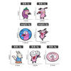 Cartoon Courage Cowardly Dog Brooch Enamel Pins Cute Pink Animal Dog Brooches Clothes Lapel Badges Jewelry Gift for Kids Friends - Image 2