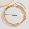 Punk Twisted Three Layers Snake Chain Necklace for Women Man Unisex Gold Silver Mix Color Metal Herringbone Chokers - Image 6