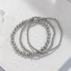 Stainless Steel Beaded Bracelet in Gold-Tone or Silver-Tone - Image 6
