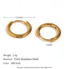 Clear Stone Pave Huggie Hoop Earrings in Stainless Steel - Image 21