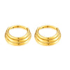 Triple Hoops Nose Ring Septum Hoop Hinged Conch Daith Helix Ring Hoop Rook Tragus Ring Clicker Cartilage Earrings - Image 11