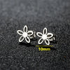 Bohemia Cute Flower Earrings for Women Golden Color Stainless Steel Earrings Daisy Wedding Jewelry Gifts - Image 11