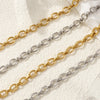 Stainless Steel Link Chain Anklet Summer Beach Jewelry Multicolor Unisex Summer Beach Foot Jewelry Birthday Gift 22cm(8.7') Long - Image 2
