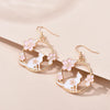 Cute Animal Drop Dangle Earrings For Women Girls Cat Rabbit Koi Dragon Colorful Enamel Golor Color Earrings - Image 3