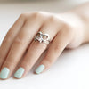 Silver Skeleton Head Gothic Adjustable Rings For Women Jewelry Accessories Jewellery Argent - Image 3