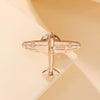 Vintage Golden And Silvery Old Style Fighter Jet Metal Brooches Bomber Shaped Lapel Pins For Sky Dream - Image 4