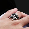 Gothic Vintage Classic Mf Doom Mask Rings Punk Egyptian Pharaoh Stainless Steel Ring For Men Boys Jewelry Gift Wholwsale - Image 5