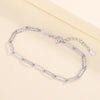 Sparking Silver Chain Bracelets For Women Elegant Three Layer Geometric Bead Bracelet Party Wedding Jewelry - Image 12