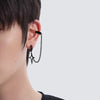 Four-Point Star Non-Piercing Clip Earrings in Black or Silver - Image 5