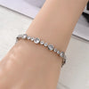 Silver Bracelet Bangles Shining Zircon Charms Bracelets For Woman Wedding Jewelry Memorial Day Gifts - Image 4