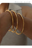 3 Pieces/lot Stainless Steel Bracelet Bangles For Women Simple Style Gold Plated Women's Bracelets Bangle - Image 21