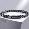 6.3mm Vintage Bracelets for Men, Double Layer Cuban Chain, Franco Foxtail Chain Bracelet, Retro Srainless Steel Wristband - Image 1