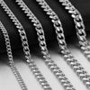 Hip Hop Width 3/5/7/9MM Cuban Link Stainless Steel Chains Necklace for Men Basic Simple Rapper's Choker on Neck Jewelry - Image 9