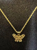 Gold Rope Chain Necklace Nugget Heart Pendant - Image 25