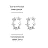 Zircon Hoop Earrings for Women Gold Color Stainless Steel Butterfly Heart Snake Earring Party Wedding Jewelry Gif - Image 16