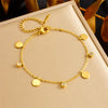 316L Stainless Steel Golden Snowflake Butterfly Crown Key Lightning Zircon Necklace Bracelet Set Jewelry Sets Gift - Image 7
