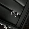 Arabic Love Letter Earrings for Women silver Plated Zircon Earrings Aesthetic Jewelry Gift Wife Lover Jewelry - Image 3