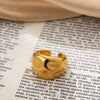 Vintage Stainless Steel Rings for Women Punk Chunky Irregular Smooth Adjustable Open Ring Jewelry Weddings Gifts - Image 49