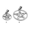 Classic Pentagram Shield Pendant Necklace Stainless Steel Charm Jewelry Star Biker Men Pendant - Image 2