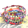 Anklets For Women Woven Fabric Foot Leg Bracelet Men Handmade Rope Braid Knot Beach Barefoot Weave Ethnic Boho Adjustable Charm - Image 2