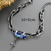 Men Bracelet Retro Black Zircon Star Chain Women Stainless Steel Punk Bracelets on Hand Unisex Jewelry Couple Accessories - Image 8