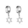 2pcs Stainless Steel Non Pierced Clip On Earrings for Men Women Magnetic Stud Earrings Punk Dangle Huggie Hoop Earrings Set - Image 32
