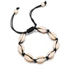 Braided Shell Anklet with Adjustable Rope Detail - Image 3