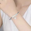Silver Bangles Bracelets for Women Adjustable Hollow Bells Ball Bracelets Party Charm Jewelry - Image 2