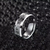 Steampunk Gear Wheel Men Stainless Steel Ring Inlay Carbon Fiber Rings For Men Rock Punk Wedding Band Jewelry - Image 5