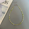 Tiny Colorful Seed Bead Choker Necklace - Image 6