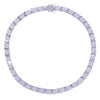Geometric Moon Shaped Bling Cz Charm Link Chain High Polished Shiny Gold Color Metal Bracelet Necklace Women Jewelry - Image 3