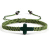 Stone Crucifix Braided Bracelet Adjustable Rope Handmade Bracelets Bangles Charm Cross Men Women Jewelry Gifts - Image 8