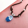 A Girl 1Pcs Moana Necklace Cosplay Handmade Braided Leather Rope Necklace for Women Girl Jewelry Prop Accessories - Image 4