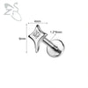 ZS 1PC 16G Stainless Steel Lip Ring Internal Thread Labret Piercing Moonstone Ear Stud Moon Butterfly Cartilage Earring Jewelry - Image 9