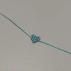 Braided Heart Rope Bracelet Adjustable in Many Colors - Image 43