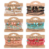 Bohemian Beaded Bracelet Set with Colorful Strand Styles - Image 34