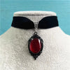 Gothic Vampire Cameo Pendant Choker Velvet Necklace for Women Pagan Witchcraft Jewelry Female Gifts Creative Punk Choker - Image 1