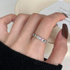 Ventfille Silver Opal Ring Female Index Finger Opening Adjustable Tail Ring Simple Jewelry Gift - Image 24