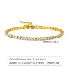 Charms Tennis Bracelet for Women, Cubic Zirconia Chain Bracelet Adjustable,Stainless Steel Miami Link CZ Bangle Gift - Image 7
