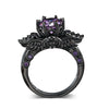 Retro Punk Skull Gothic Ring For Women Men Halloween Goth Black Gold Color Rings Accession Jewelry - Image 7